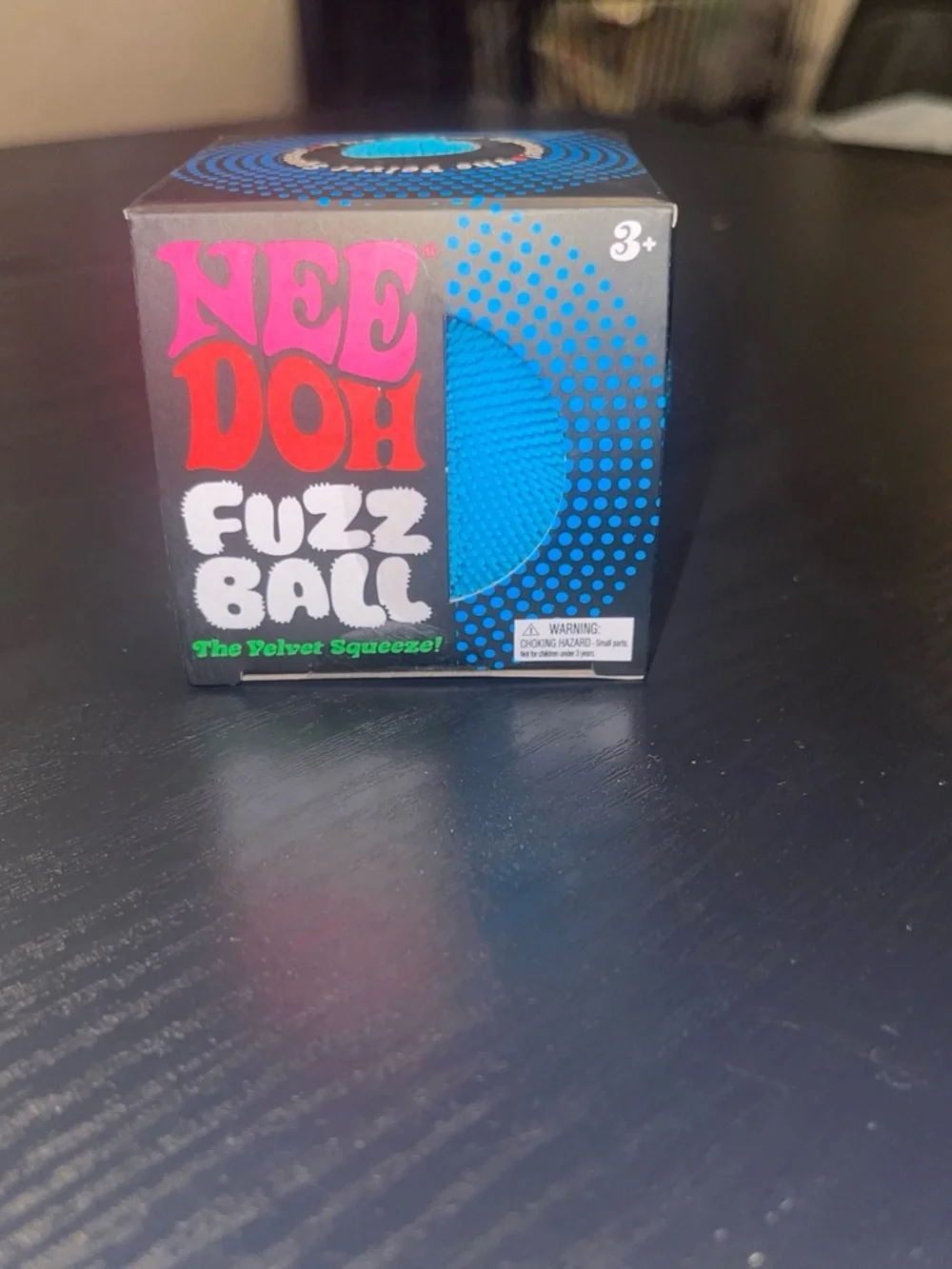 Authentic NeeDoh Fuzz Ball Kids Sensory Toy - Blue